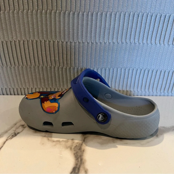 Crocs Kids Size J1 Paw Patrol Shoes Slip On Clogs Chase Marshall Grey - Picture 8 of 8